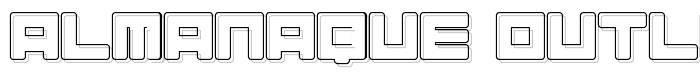 Almanaque Outline font